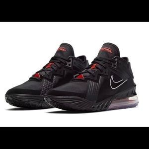 Nike LeBron James 18 XVIII Low Bred Black CV7562